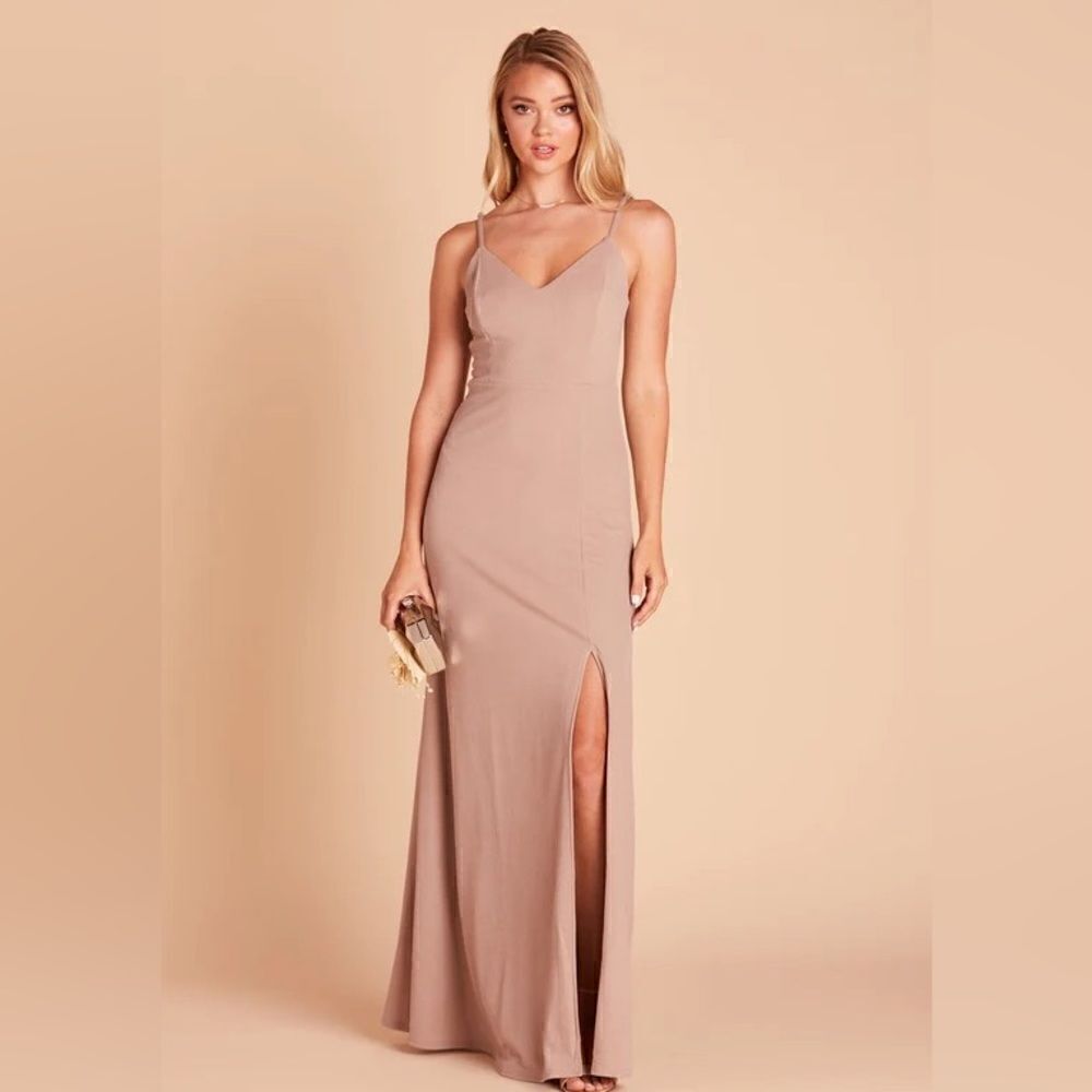 Birdy Grey Jay Taupe Maxi Dress Bridesmaid Formal Wedding Guest Gown Size XS - Picture 6 of 12